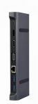 Док-станція Cablexpert USB-C 9-в-1 (A-CM-COMBO9-02) USB-хаб + HDMI/VGA/PD/LAN/3.5-мм аудіо Док-станція Cablexpert USB-C 9-в-1 (A-CM-COMBO9-02) USB-хаб + HDMI/VGA/PD/LAN/3.5-мм аудіо
