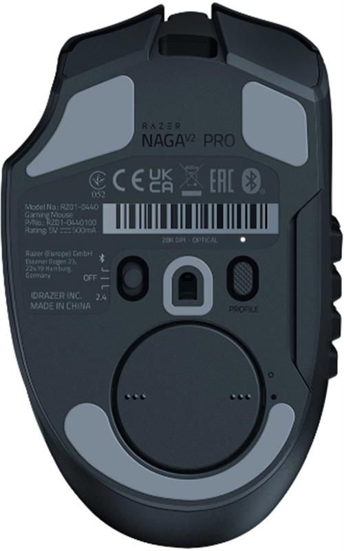 Мишка бездротова Razer Naga V2 Pro Wireless Black (RZ01-04400100-R3G1)
