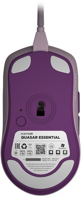 Мишка Hator Quasar Essential Lilac (HTM-403) USB