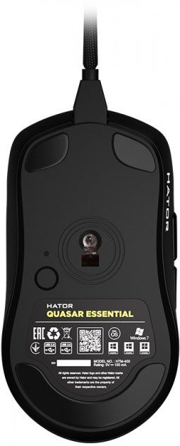 Мишка Hator Quasar Essential Black (HTM-400)