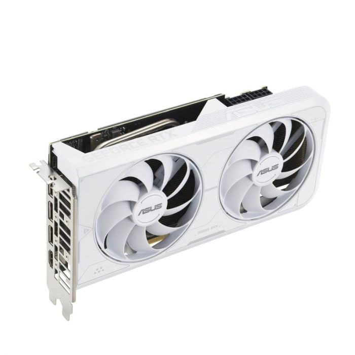 Відеокарта GF RTX 3060 Ti 8GB GDDR6X Dual White Asus (DUAL-RTX3060TI-8GD6X-WHITE)