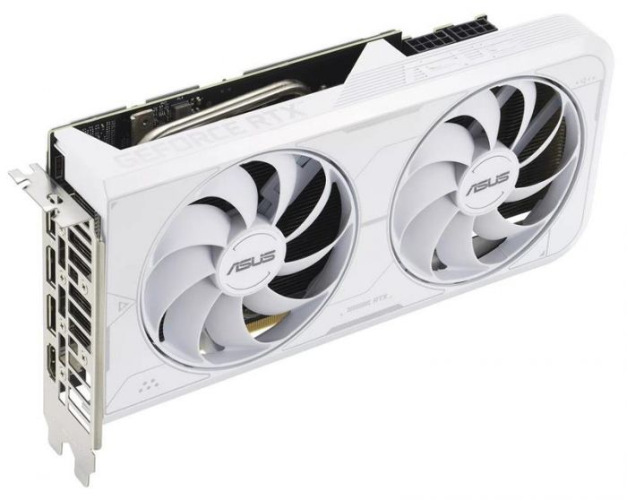 Відеокарта GF RTX 3060 Ti 8GB GDDR6X Dual OC White Asus (DUAL-RTX3060TI-O8GD6X-WHITE)