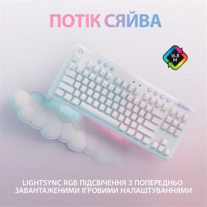 Клавіатура бездротова Logitech G715 Tactile (920-010465) White USB