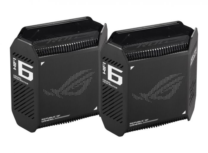 Бездротовий маршрутизатор Asus ROG Rapture Gaming Mesh System GT6 (2PK black)