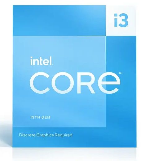 Процесор Intel Core i3 13100F 3.4GHz (12MB, Raptor Lake, 89W, S1700) Box (BX8071513100F)