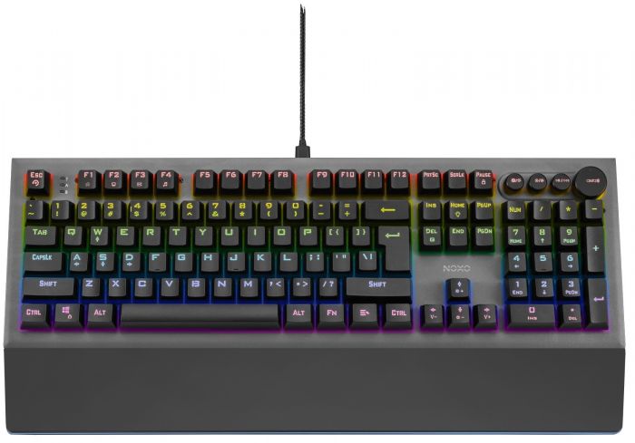 Клавіатура Noxo Conqueror Mechanical gaming keyboard, Blue Switches, Black (4770070882023)