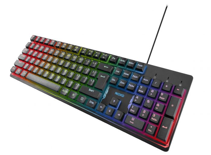 Клавіатура Noxo Fusionlight Gaming keyboard, Black (4770070882047)