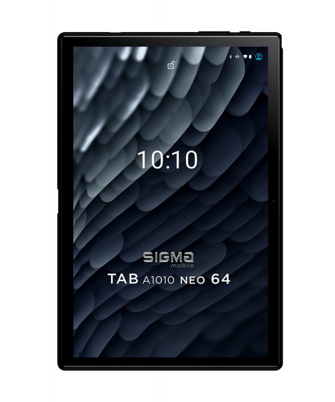 Планшетний ПК Sigma mobile Tab A1010 Neo 4/64GB 4G Dual Sim Black+чохол-книжка
