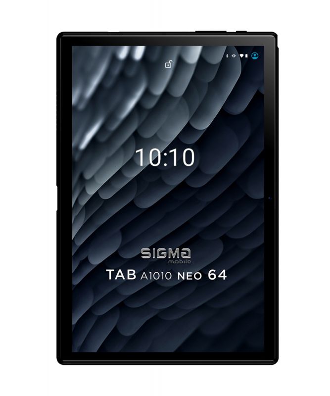 Планшет Sigma mobile Tab A1010 Neo 4/64GB 4G Dual Sim Black+чохол-книжка