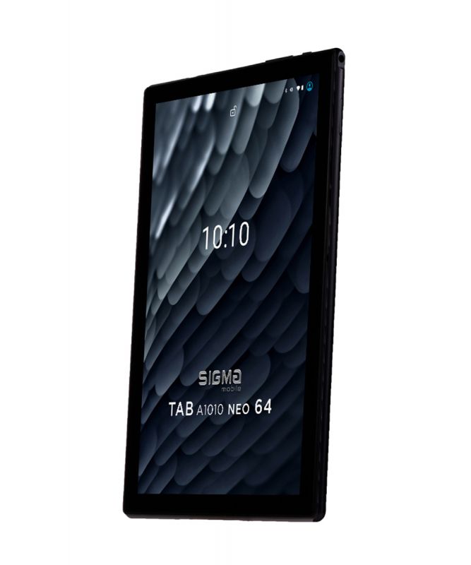 Планшетний ПК Sigma mobile Tab A1010 Neo 4/64GB 4G Dual Sim Black+чохол-книжка