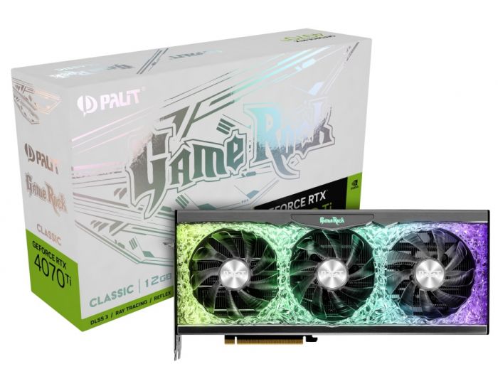 Відеокарта GF RTX 4070 Ti 12GB GDDR6X GameRock Classic Palit (NED407T019K9-1046G)