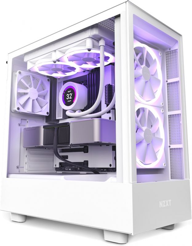 Корпус NZXT H5 Elite White (CC-H51EW-01) без БЖ