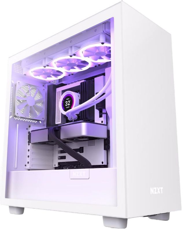 Корпус NZXT H7 White (CM-H71BW-01) без БЖ