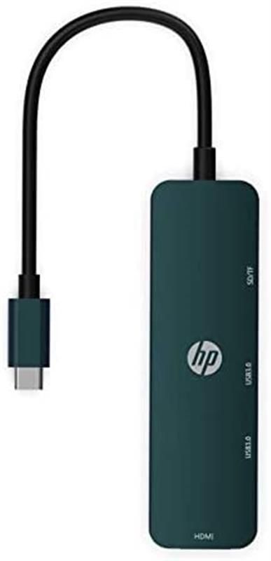 Концентратор HP USB3.0 Type-C - USB/HDMI/SD/TF (DHC-CT203) Black