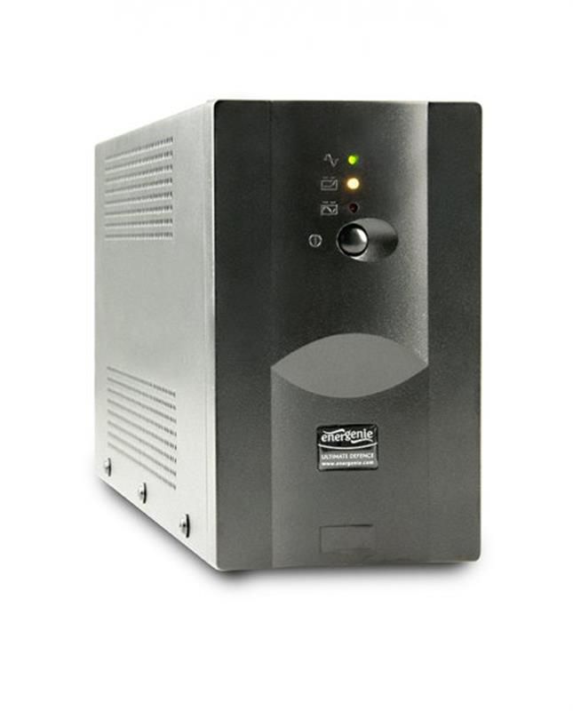 Джерело безперебійного живлення EnerGenie UPS-PC-850AP 850VA, Line Int., AVR, 2xIEC