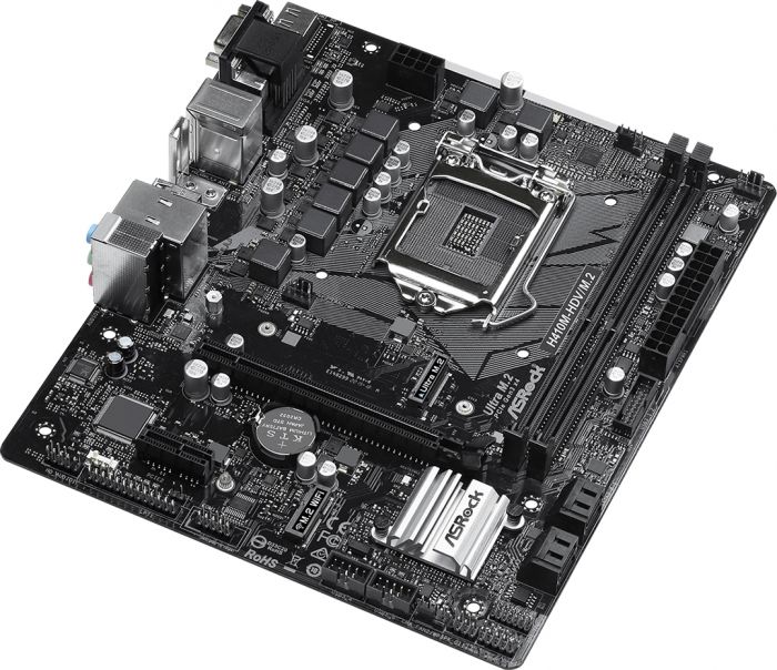 Материнська плата ASRock H410M-HDV/M.2 Socket 1200