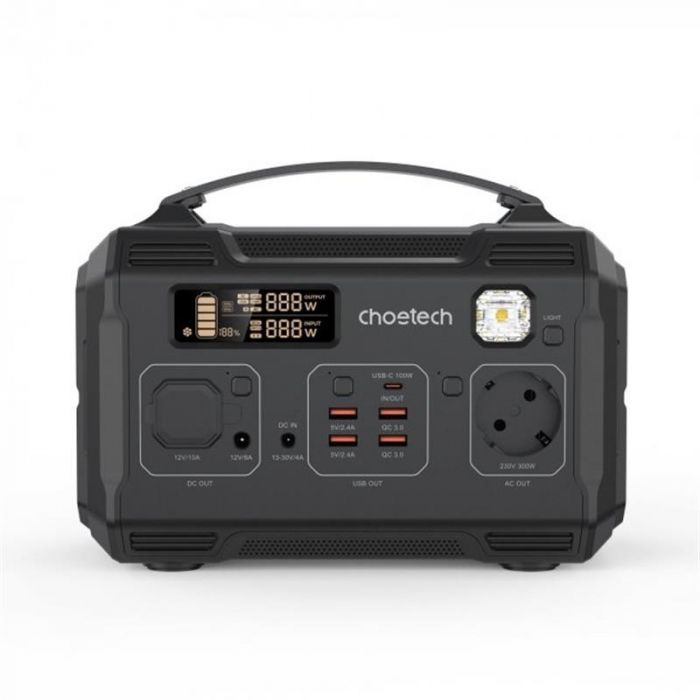 Зарядна станція Choetech (BS002-V2) 300W/276Wh/83200mAh Portable Power Station