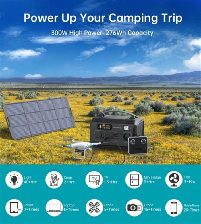 Зарядна станція Choetech Portable Power Station 83200mA Black (BS002-V2)