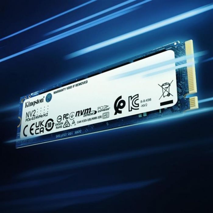 Накопичувач SSD  500GB M.2 NVMe Kingston NV2 M.2 2280 PCIe Gen4.0 x4 (SNV2S/500G)
