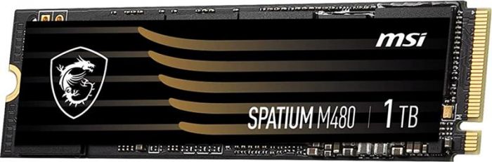 Накопичувач SSD 1TB MSI Spatium M480 M.2 2280 PCIe 4.0 x4 NVMe 3D NAND (S78-440L490-P83)