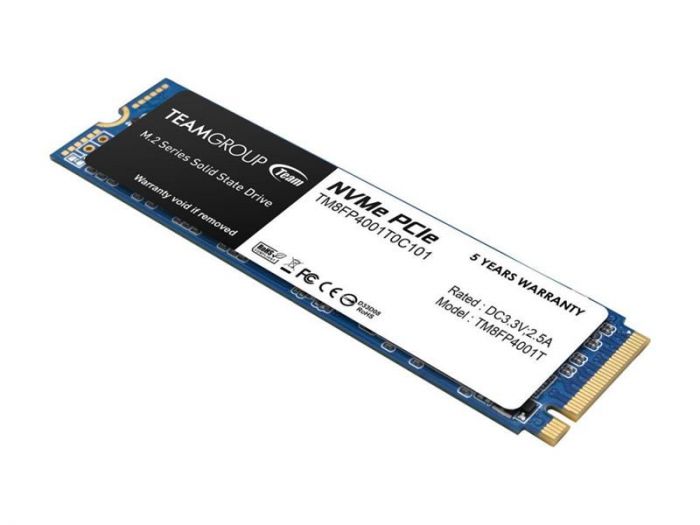 Накопичувач SSD 1TB Team MP34 M.2 2280 PCIe 3.0 x4 3D TLC (TM8FP4001T0C101)