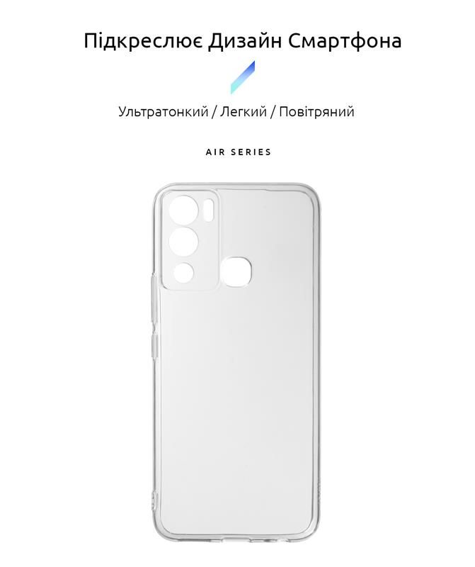 Чохол-накладка Armorstandart Air для Infinix Hot 12i 4G (X665B) Camera cover Transparent (ARM62266)