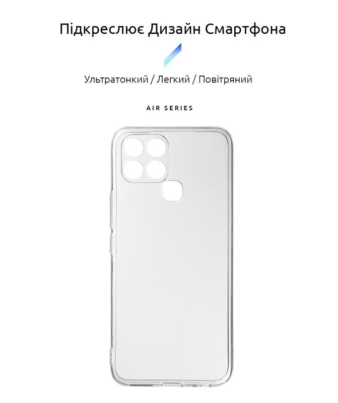 Чохол-накладка Armorstandart Air для Infinix Smart 6 Camera cover Transparent (ARM61768)