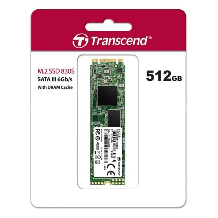 Накопичувач SSD  512GB Transcend 830S M.2 2280 SATAIII 3D TLC (TS512GMTS830S)