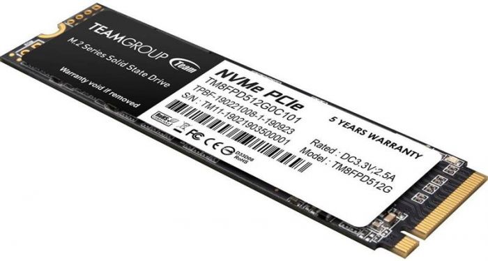 Накопичувач SSD  512GB Team MP33 Pro M.2 2280 PCIe 3.0 x4 3D TLC (TM8FPD512G0C101)
