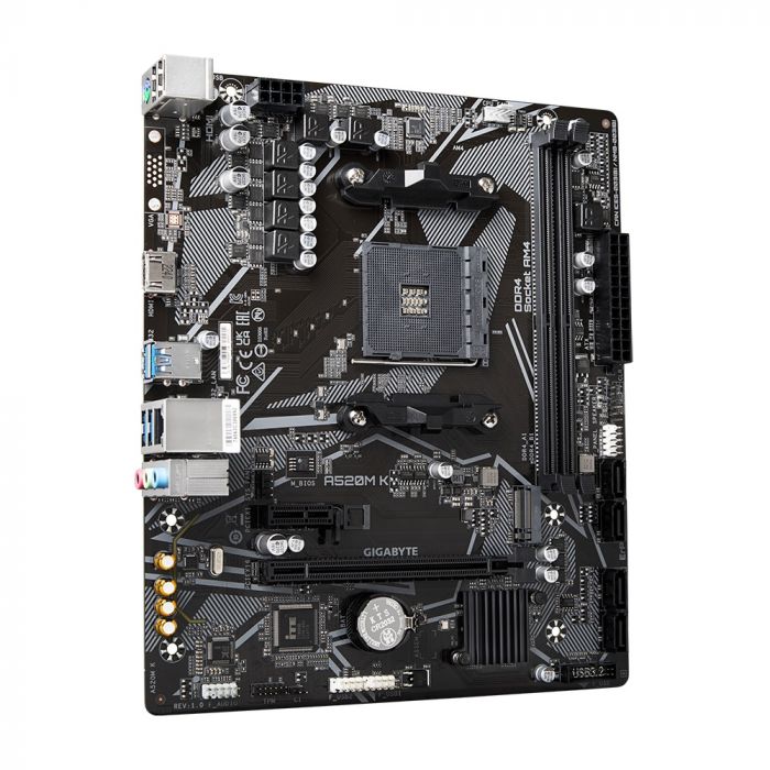 Материнська плата Gigabyte A520M K Socket AM4