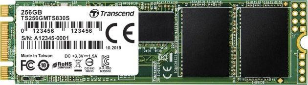 Накопичувач SSD  256GB Transcend 830S M.2 2280 SATAIII 3D TLC (TS256GMTS830S)