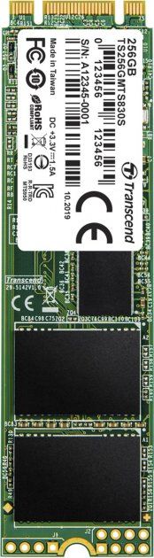 Накопичувач SSD  256GB Transcend 830S M.2 2280 SATAIII 3D TLC (TS256GMTS830S)