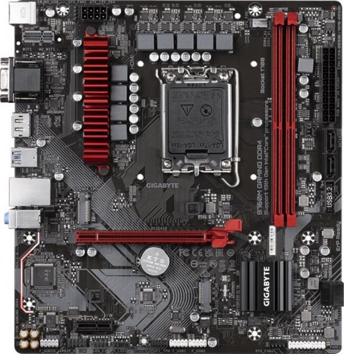 Материнська плата Gigabyte B760M Gaming DDR4 Socket 1700