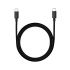 Кабель Ikos USB Type-C-USB Type-C, 1м Black (0008-DEC)