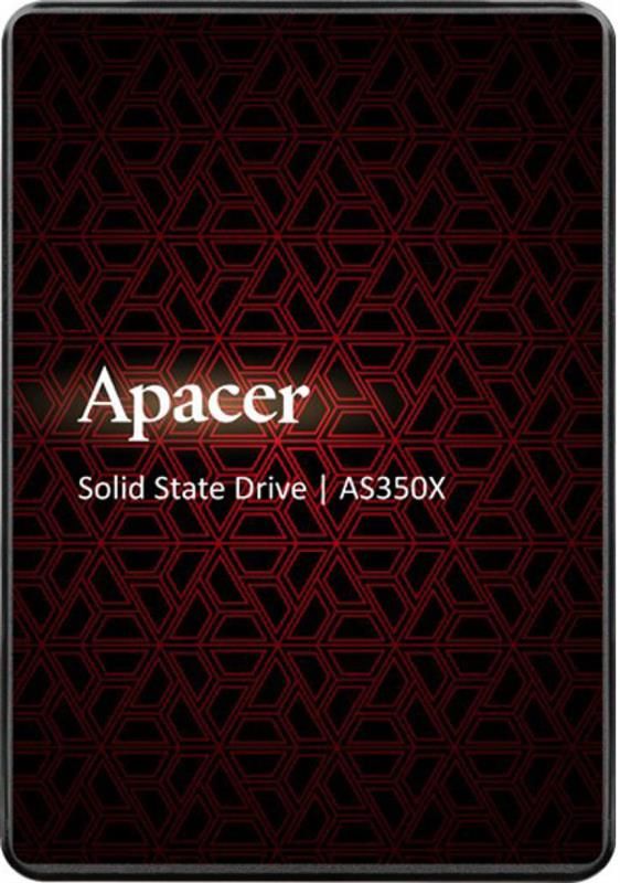 Накопичувач SSD  256GB Apacer AS350X 2.5" SATAIII 3D SLC (AP256GAS350XR-1)