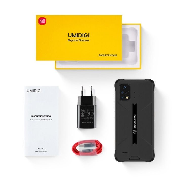 Смартфон Umidigi Bison X10G 4/32GB Dual Sim Hack Black_