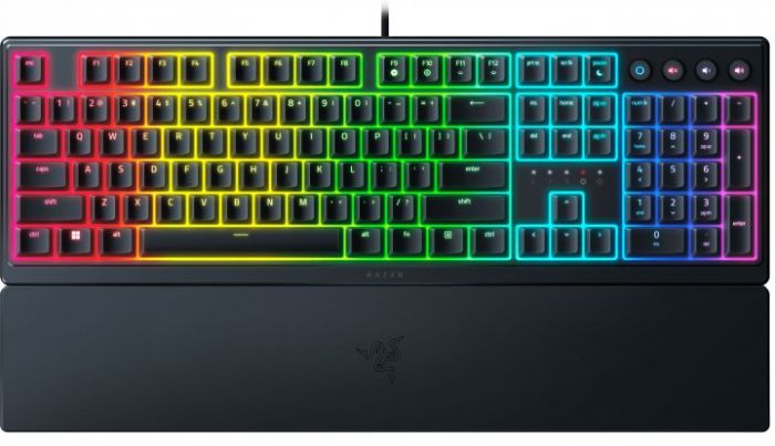 Клавiатура Razer Ornata V3 Black (RZ03-04460100-R3M1) 