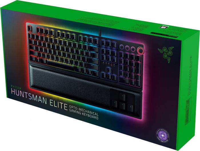 Клавіатура Razer Huntsman Elite Clicky Optical switch Black (RZ03-01870700-R3R1)