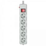 Фільтр живлення Gembird Pro (SPG5-G-6G-PRO) 5 розеток, 1.8м, сірий