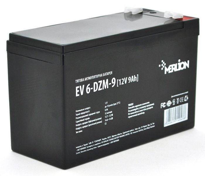 Акумуляторна батарея Merlion 12V 9AH (EV 6-DZM-9/14043) AGM