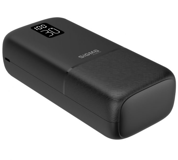 Універсальна мобільна батарея Sigma mobile X-Power SI30A3QL 30000mAh Black (4827798423912)