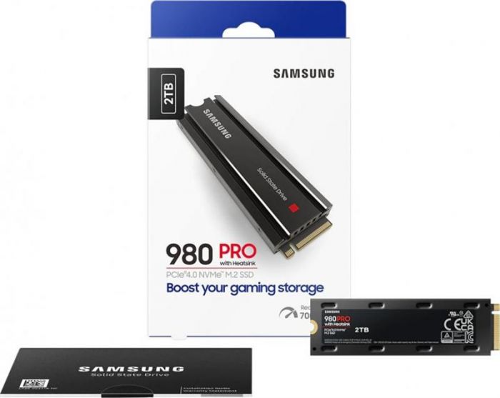 Накопичувач SSD 2ТB Samsung 980 PRO M.2 2280 PCIe 4.0 x4 NVMe V-NAND MLC (MZ-V8P2T0CW)