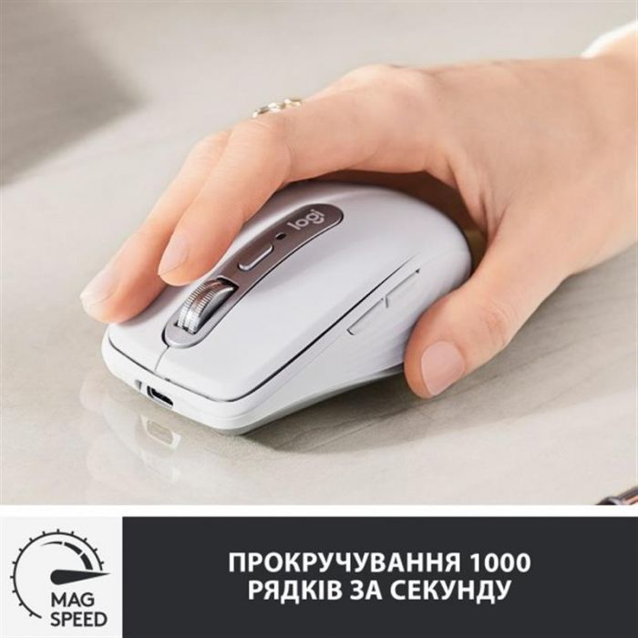 Мишка Logitech MX Anywhere 3 for Mac Pale Grey (910-005991) лазерна