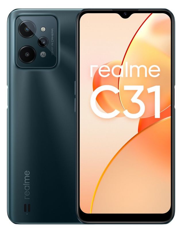 Смартфон Realme C31 4/64GB Dual Sim Dark Green EU_