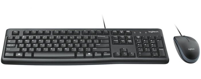 Комплект (клавіатура, миша) Logitech MK120 Black (920-002563)