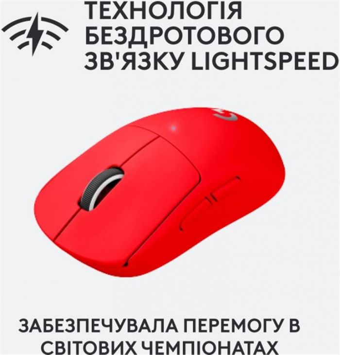 Миша Logitech Pro X Superlight Red (910-006784)