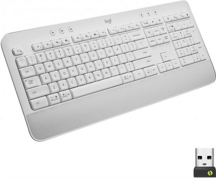 Клавiатура бездротова Logitech Signature K650 US OffWhite USB (920-010977)