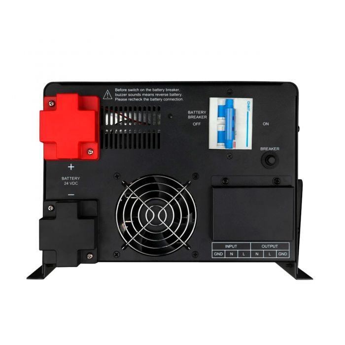 Джерело безперебійного живлення LogicPower LPE-W-PSW-3600VA+ (2500Вт) 1-50A, з правильною синусоїдою 24V