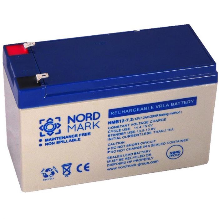 Акумуляторна батарея Nordmark NMB12-7 12V 7Ah (NV820894) AGM