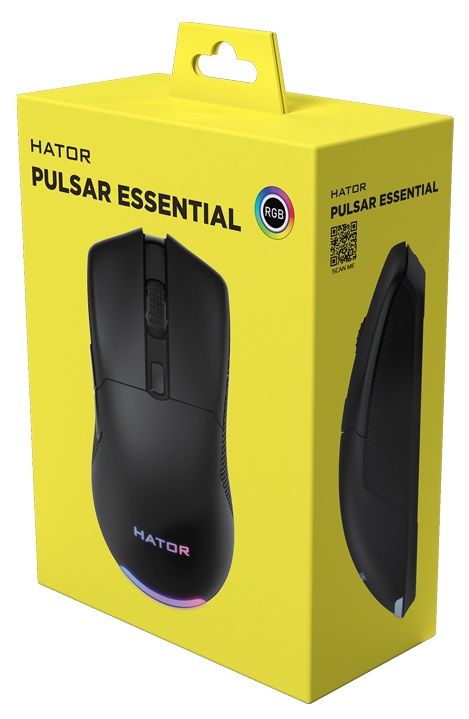 Мишка Hator Pulsar Essential Black (HTM-312) USB